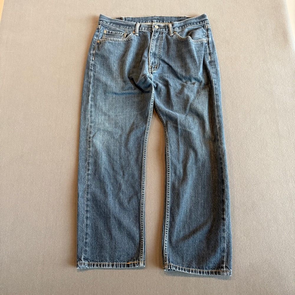 Levi's 505 Regular Fit Straight Leg Jeans Men's W38 L30 Medium Wash